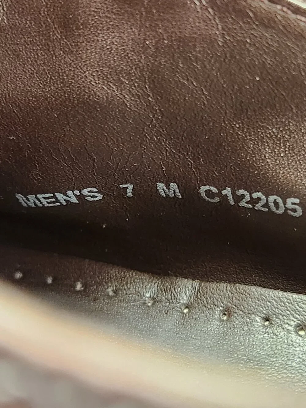Cole Haan Mens Brown Lace Up Dress Shoes Size 7